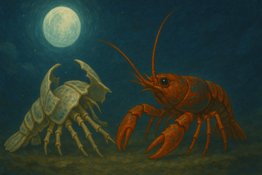 가재가 허물을 벗는 상징적인 꿈의 장면