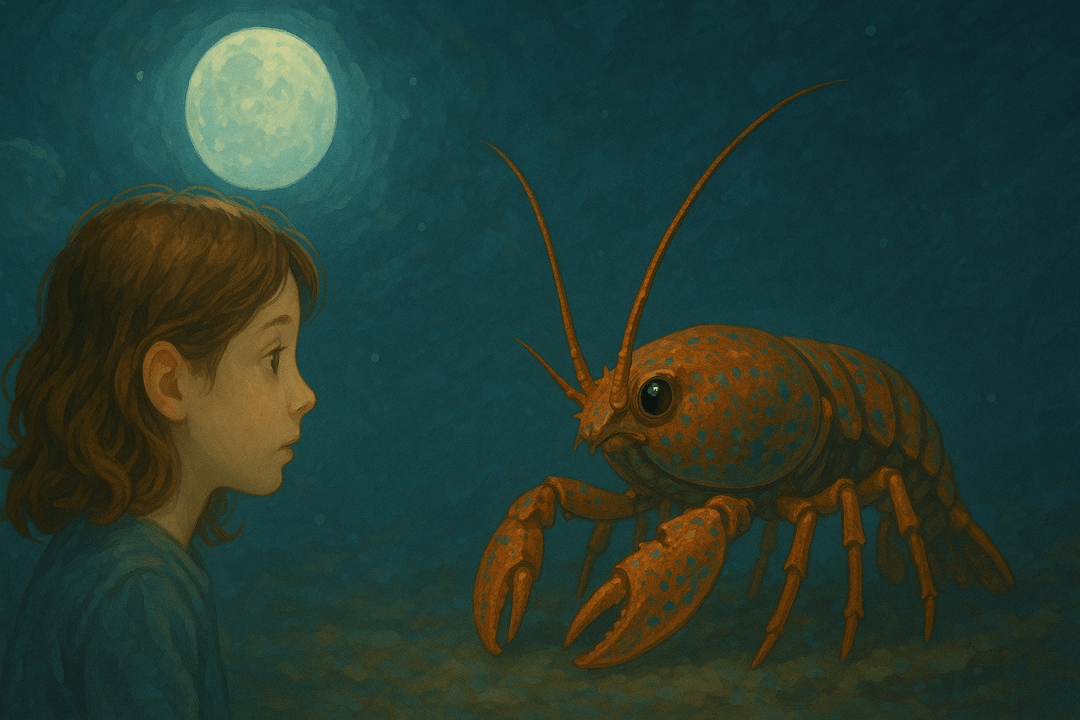 작은 가재가 등장하는 꿈의 상징적인 장면